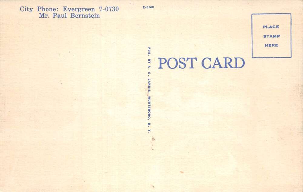 Kauneonga Lake New York Sunlite Development Vintage Postcard A107795 - Image 2