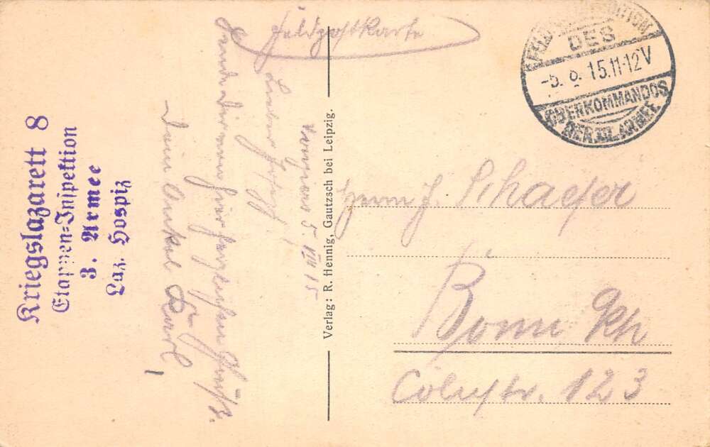 Vouziers France Sawmill and Canal Vintage Postcard AA108213 - Image 2