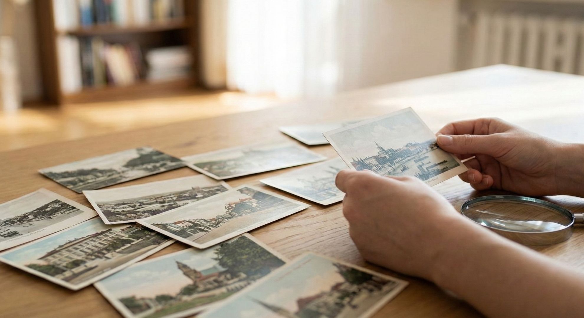 collection of postcards