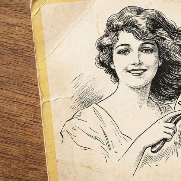 vintage advertising postcard