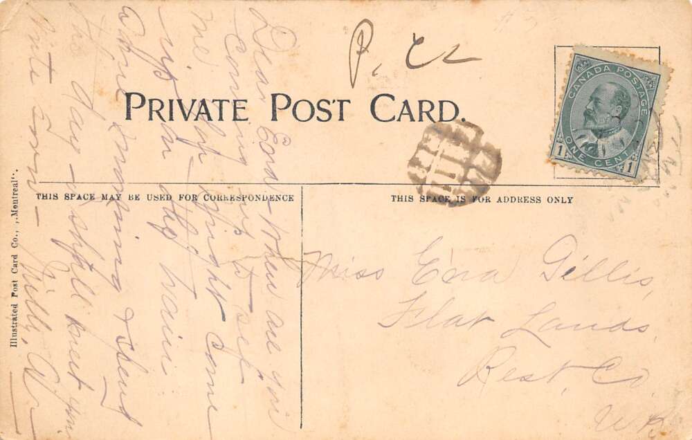 Metapedia Quebec Canada 1897 Flood Disaster Vintage Postcard AA72482 - Image 2