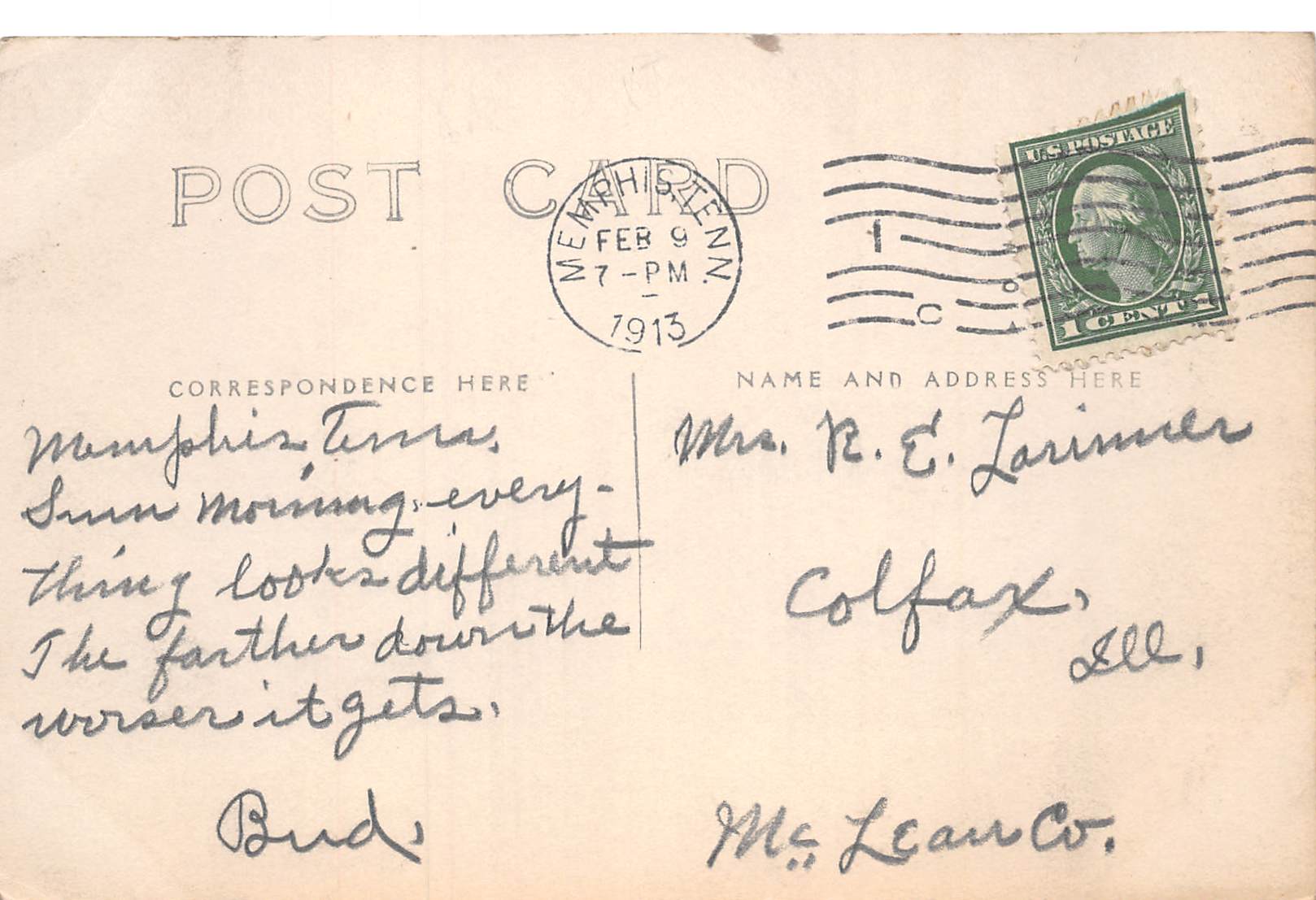 South Memphis Tennessee Memphis Warehouse Co. Compress & Sheds, RPPC U11721 - Image 2