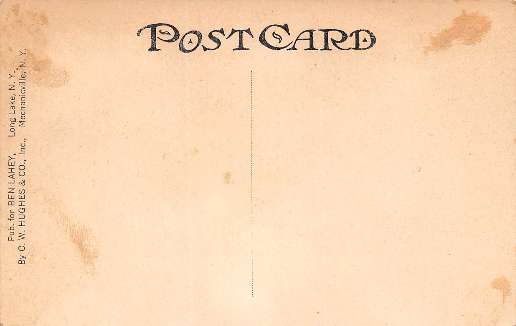 Long Lake New York Long Lake & Ben Lahey's Store, Socony Gas Sign & Pumps, PC U11767 - Image 2