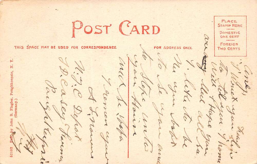 Poughkeepsie New York Market St., Smith Bros. Restaurant, Post Office, PC U11772 - Image 2