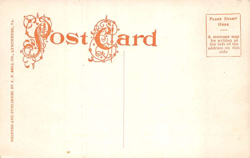 Charlottesville Virginia University Hospital Vintage Postcard AA72563 - Image 2