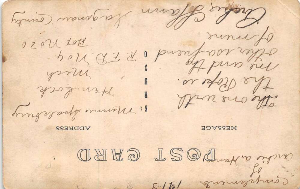 Men Dressed as Cowboys Saloon Bar Real Photo Vintage Postcard AA72655 - Image 2