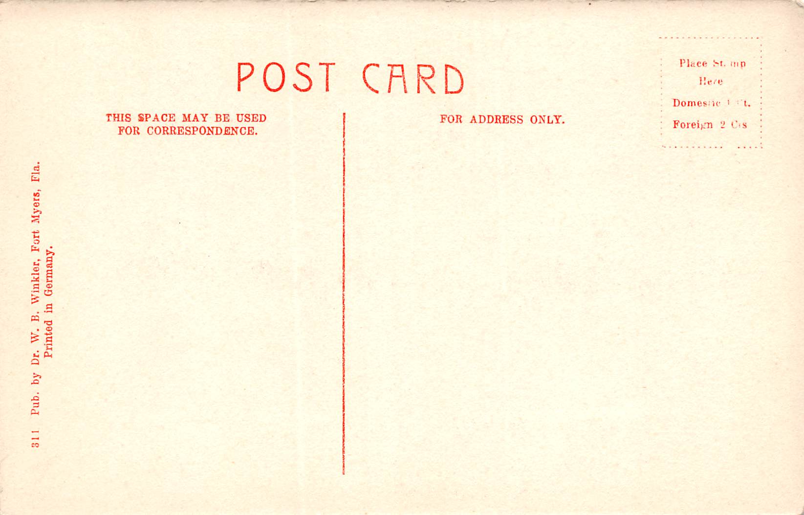 Fort Myers Florida 7 Foot Tarpon, B/W Photo Print Vintage Postcard U11820 - Image 2