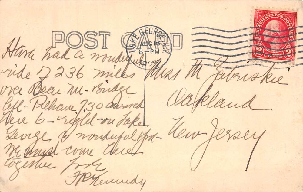 Lake George New York The Marionetts Tea Room Inn Real Photo Postcard AA72726 - Image 2