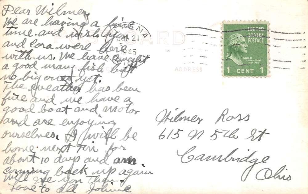 Alpena Michigan Lighthouse Real Photo Vintage Postcard AA72765 - Image 2