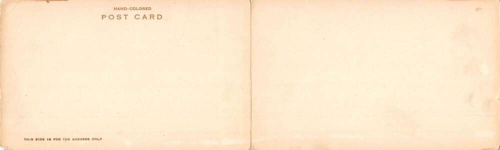 Lake Providence Louisiana Looking West Bi-Fold Hand Colored Postcard AA72788 - Image 2