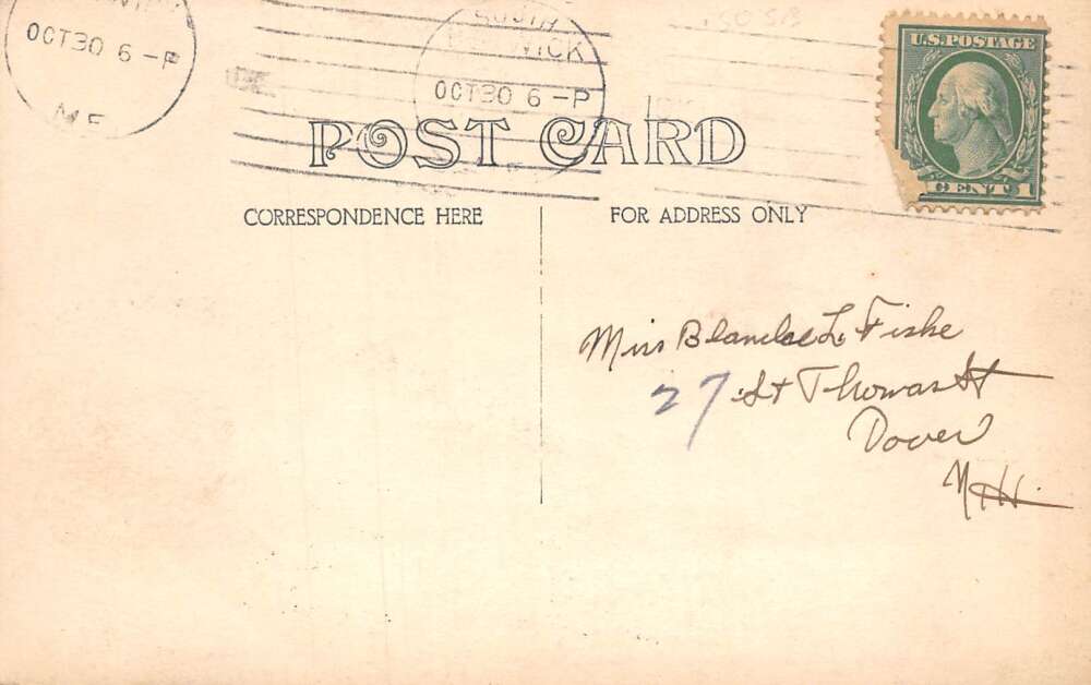 South Berwick Maine Berwick Academy Real Photo Vintage Postcard AA72829 - Image 2