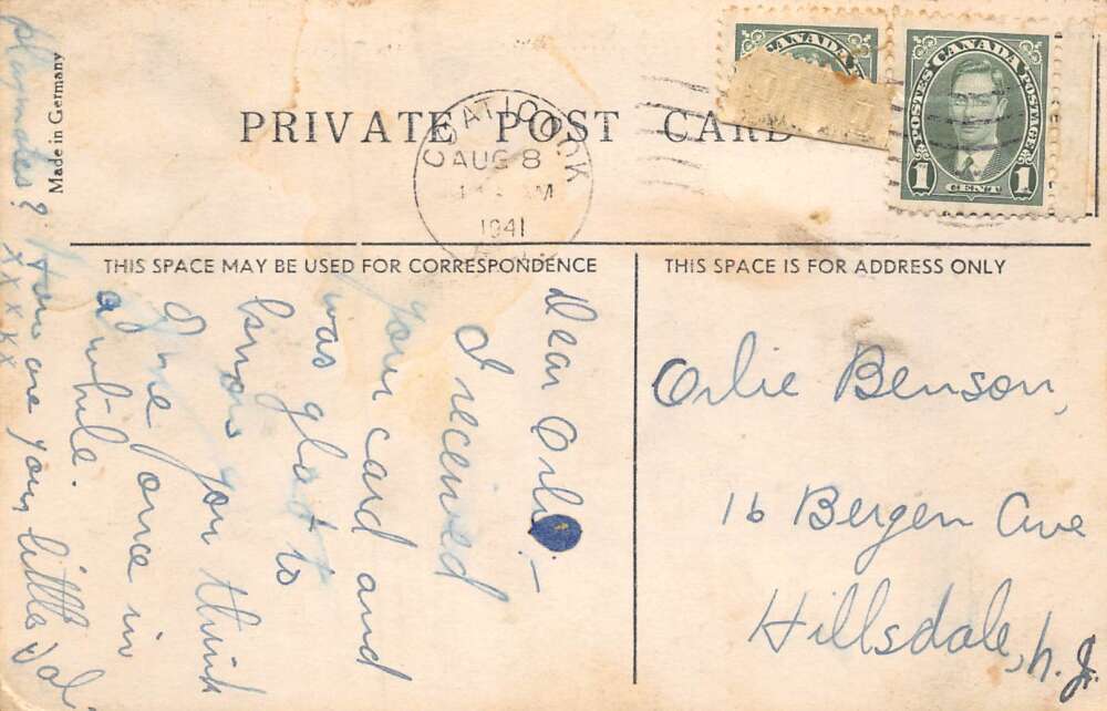 Baldwin Mills Quebec Canada Scenic View Real Photo Vintage Postcard AA72856 - Image 2