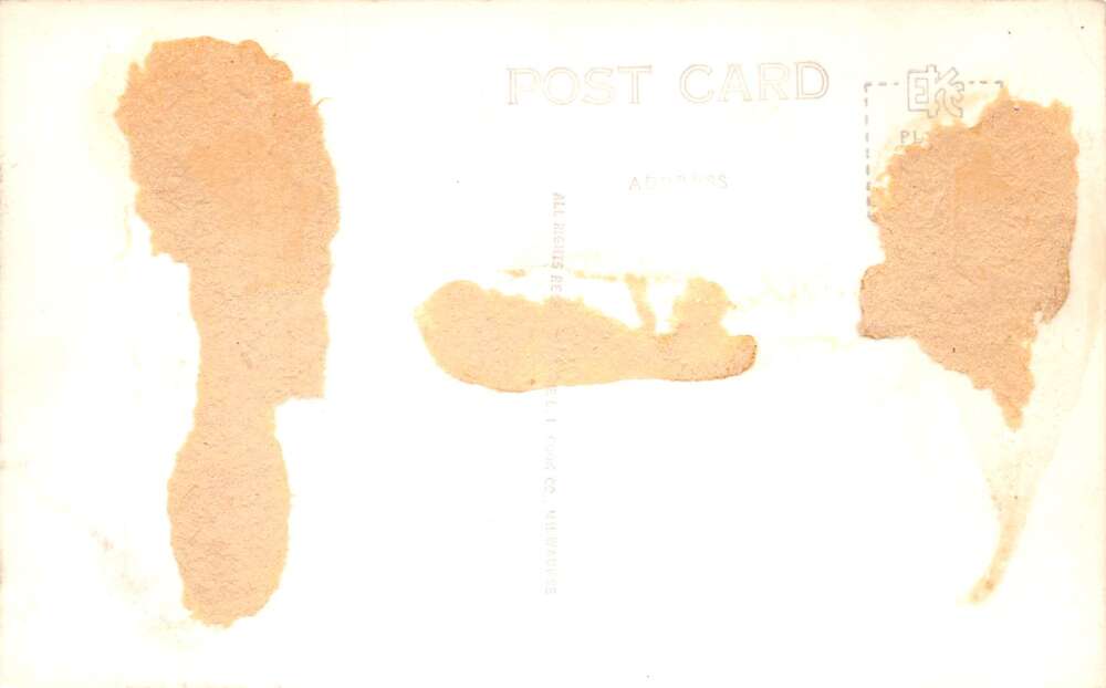 Manistee Michigan Lighthouse from Breakwater Real Photo Postcard AA72872 - Image 2