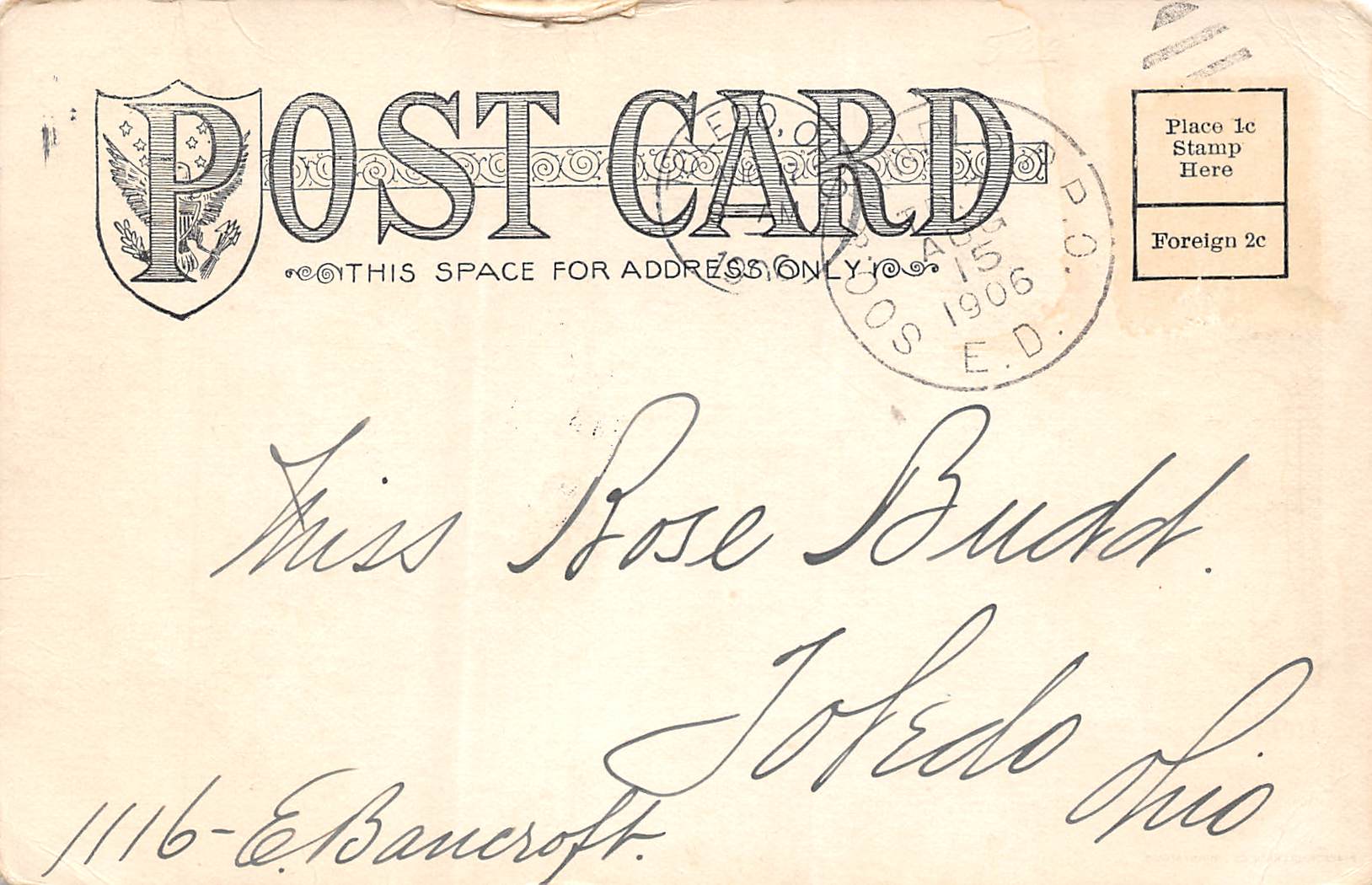 Manistique Michigan Battery Of Coal Kilns, Undivided Back Vintage PC U12019 - Image 2