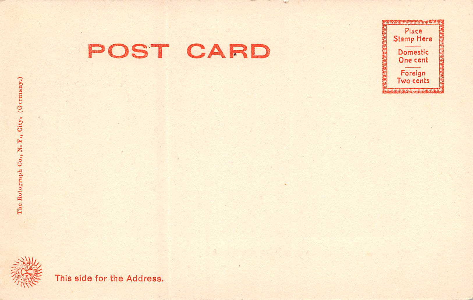 Lake George New York Head Of Lake George From Pines, Undivided Back PC U12033 - Image 2