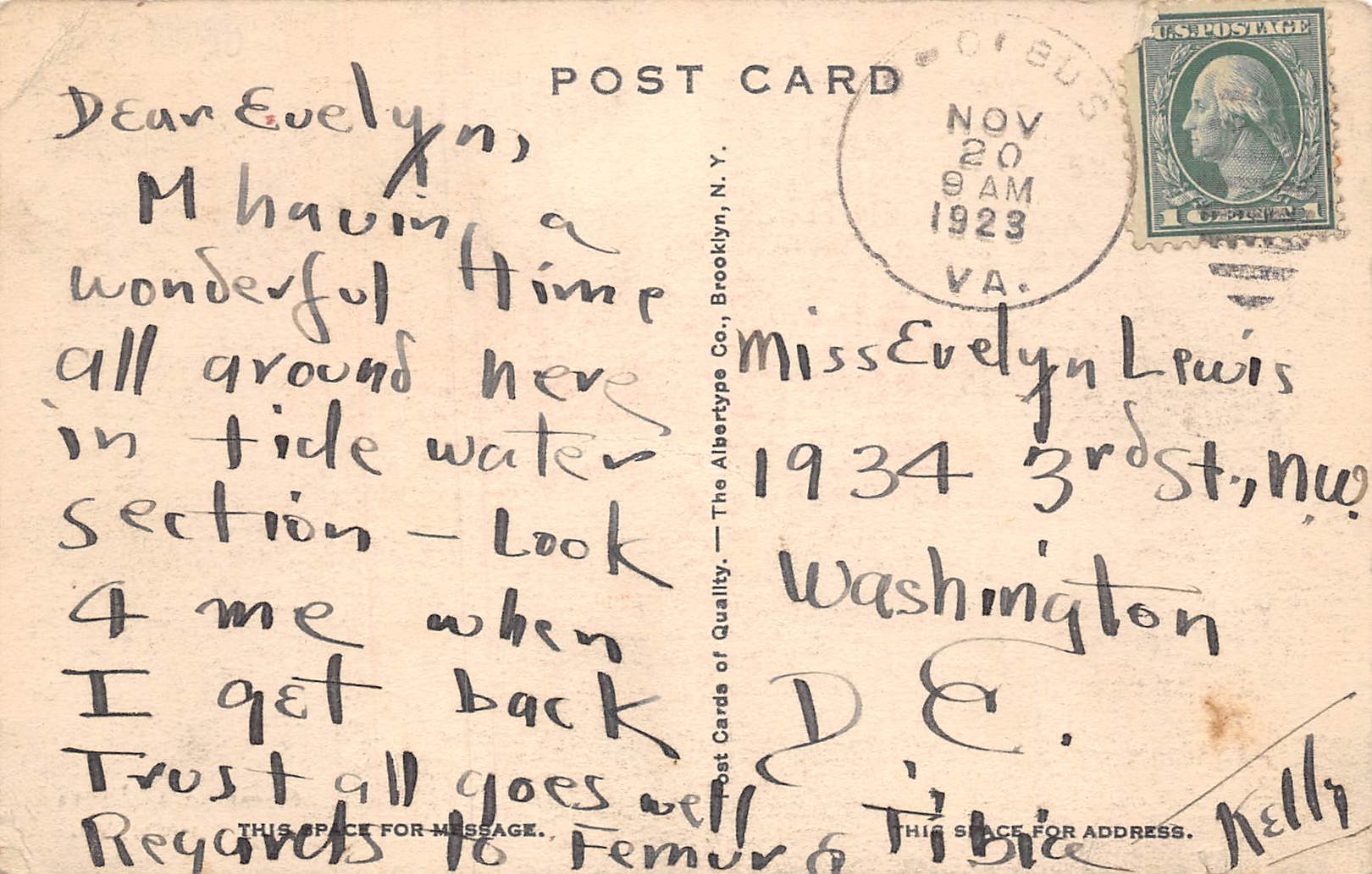 Hampton Virginia Hampton Institute & Vicinity, B/W Photo Print PC U12118 - Image 2