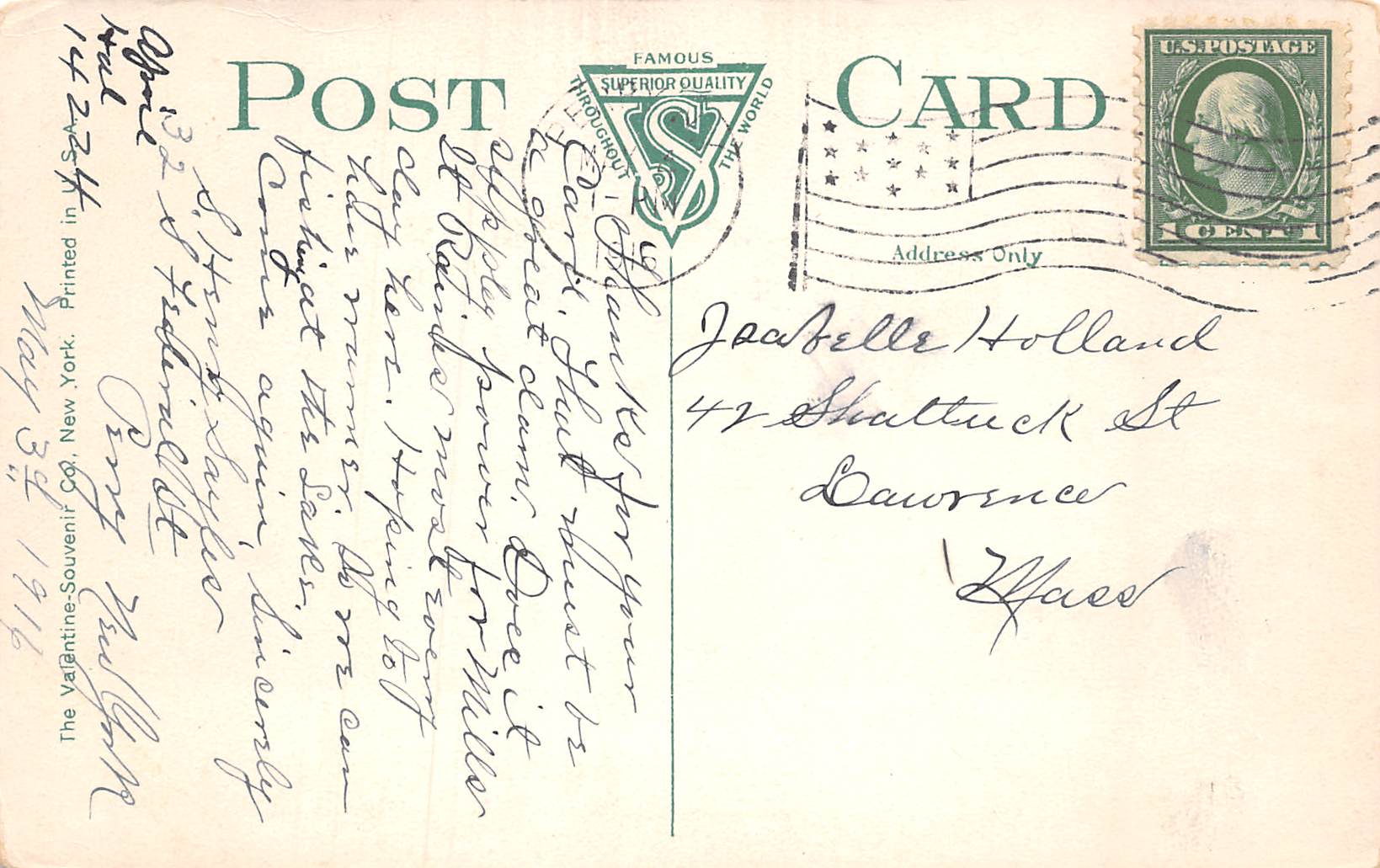 Silver Lake New York Along East Shore Of Lake, White Border Vintage PC U12162 - Image 2