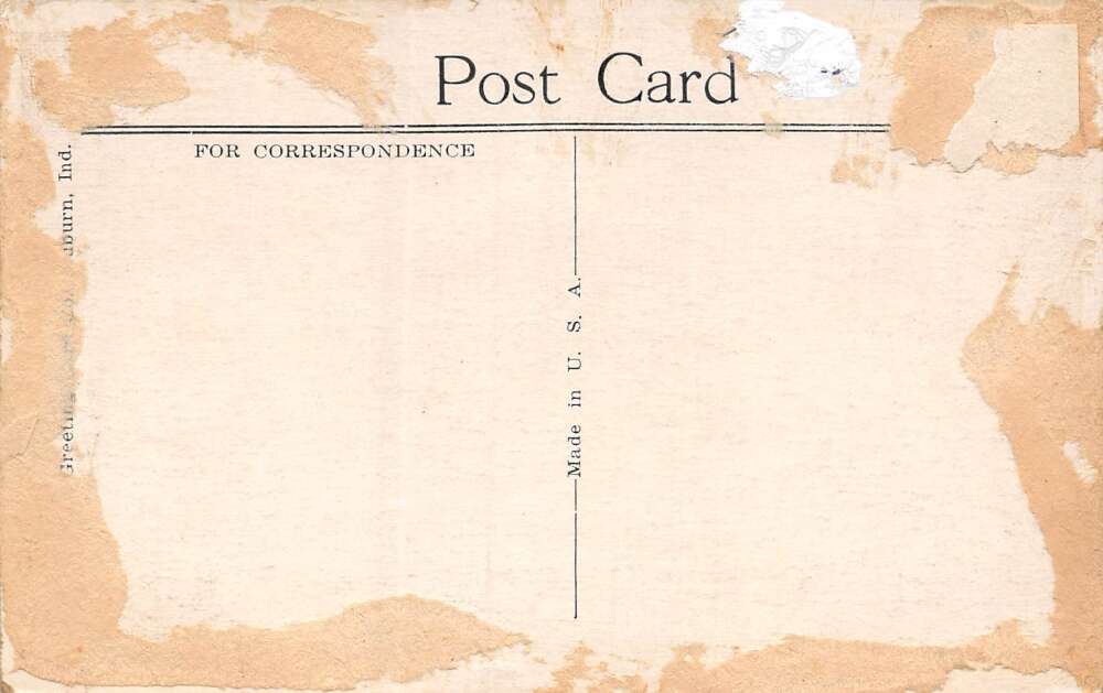 Corydon Iowa Club House Of Country Club, B/W Photo Print Vintage Postcard U12384 - Image 2