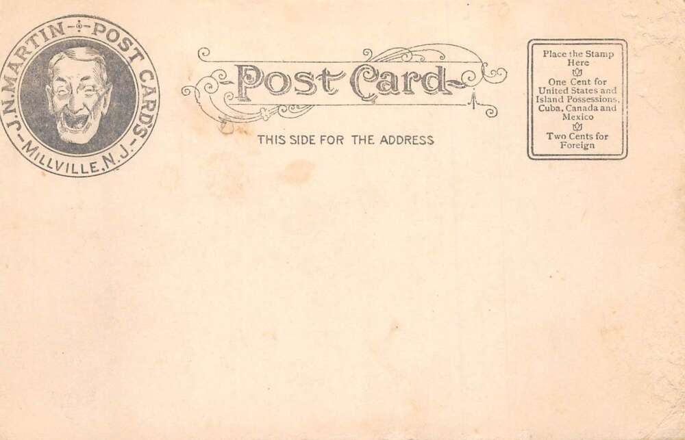 Millville New Jersey North Baptist Church Vintage Postcard AA73045 - Image 2