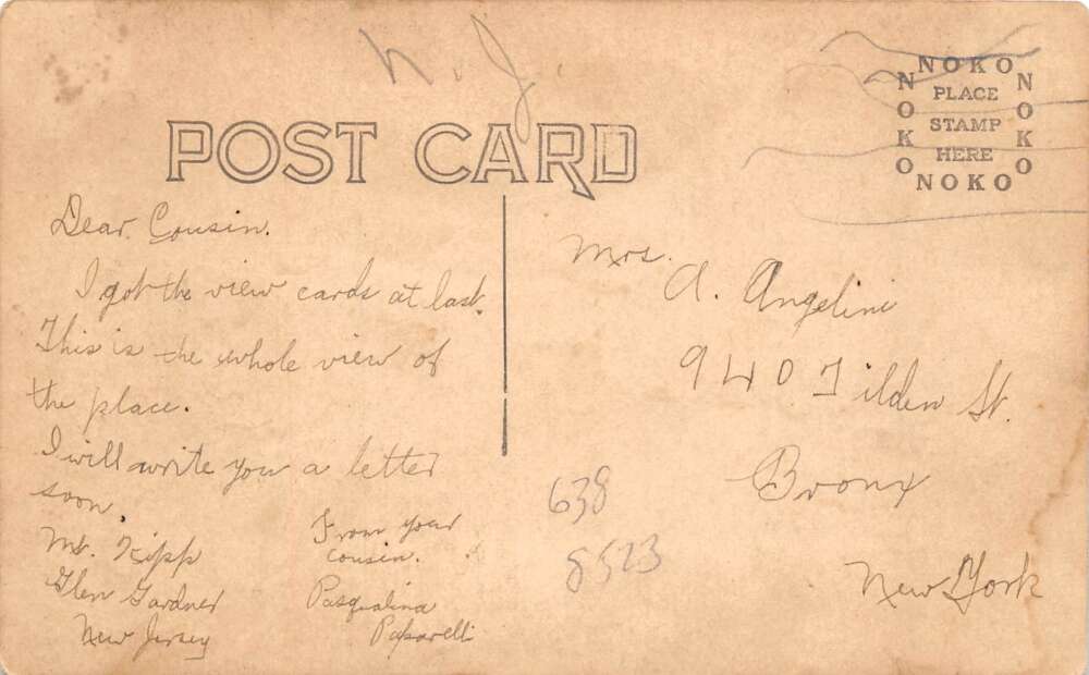 Glen Gardner New Jersey Tuberculous Sanatorium Real Photo Postcard AA73224 - Image 2