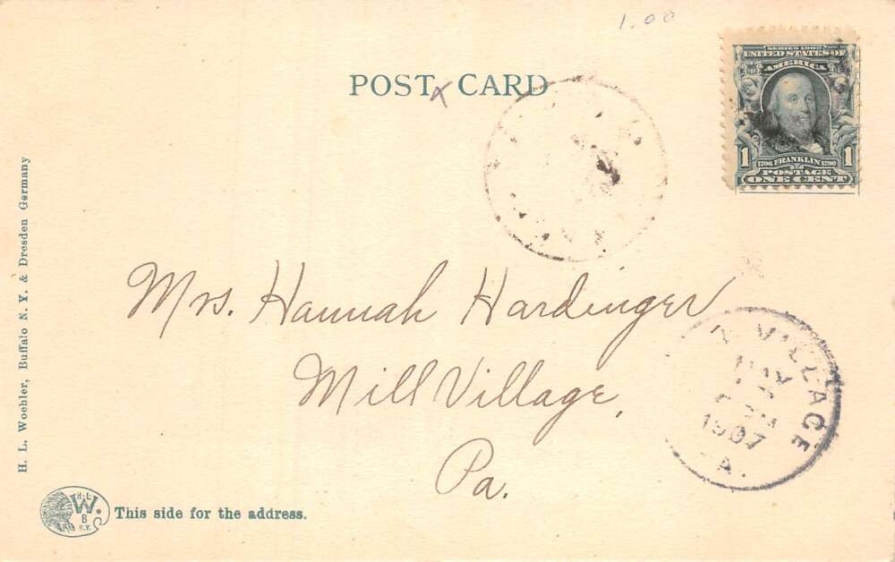 Findley Lake New York Boating Scene Vintage Postcard AA73257 - Image 2