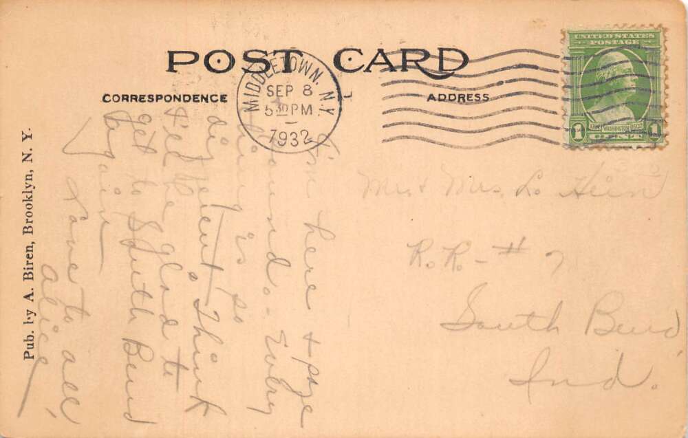 Highview New York Shady Nook Row Boat Vintage Postcard AA73268 - Image 2