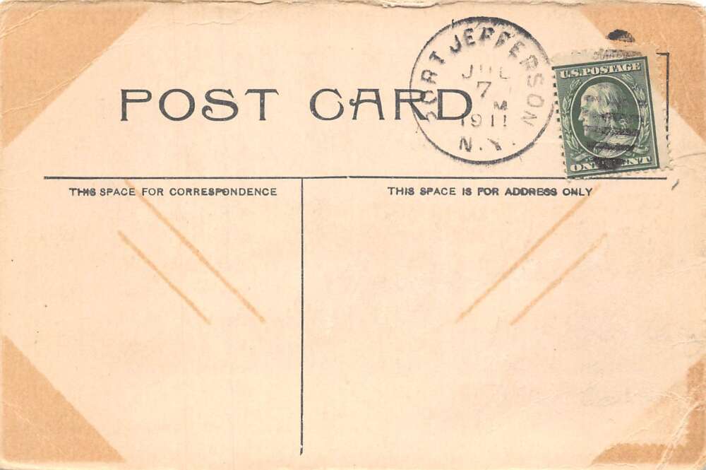 Port Jefferson New York Port Jefferson Harbor Vintage Postcard AA73287 - Image 2