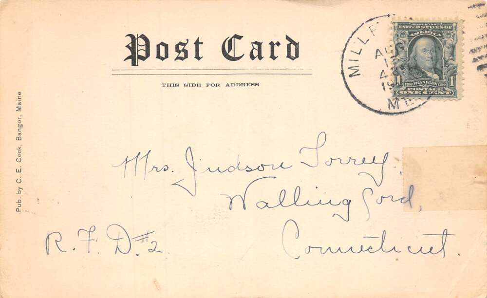 Milbridge Maine Baldwins Head Scenic View Vintage Postcard AA73289 - Image 2