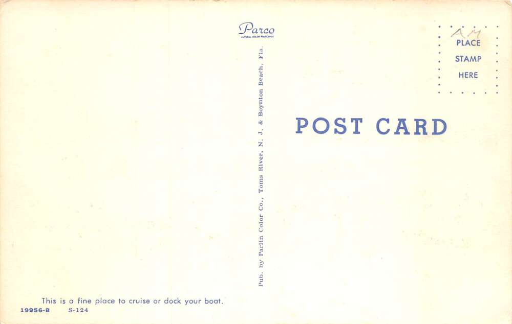 Long Branch New Jersey Greetings Boats in Harbor Vintage Postcard AA73305 - Image 2