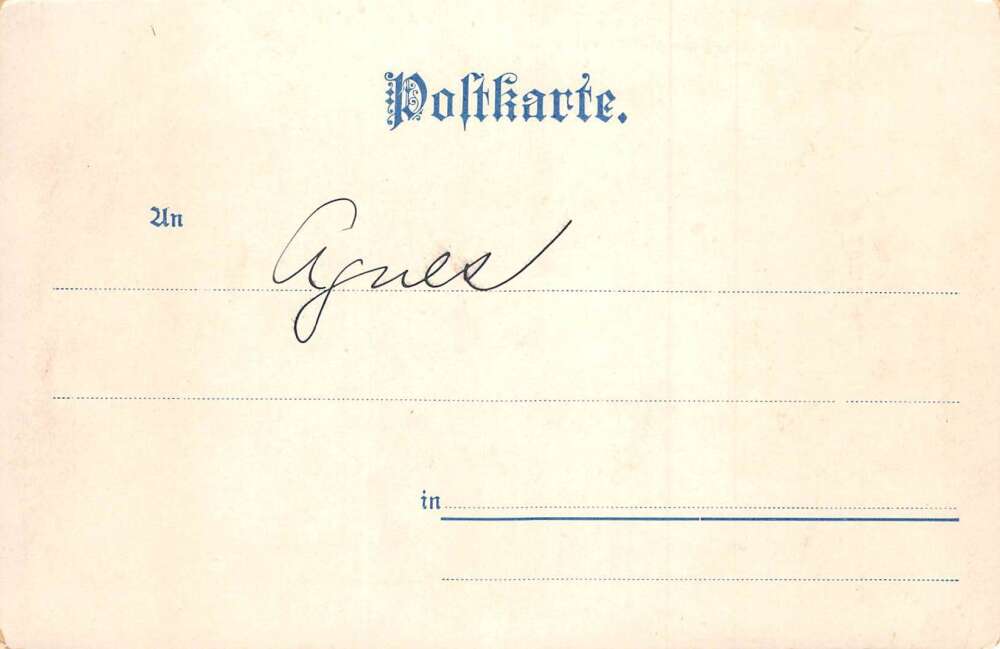 Dresden Germany Zoologischen Garten Gruss aus Dressed Monkey Postcard AA73330 - Image 2