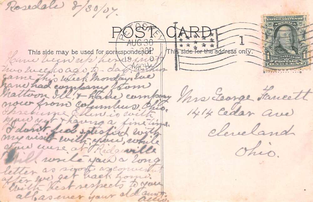 Culver Indiana Lake Maxinkuckee Military Academy Parade Postcard AA73339 - Image 2