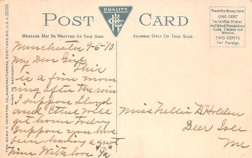 Manchester Massachusetts Singing Beach Scenic View Vintage Postcard AA73363 - Image 2