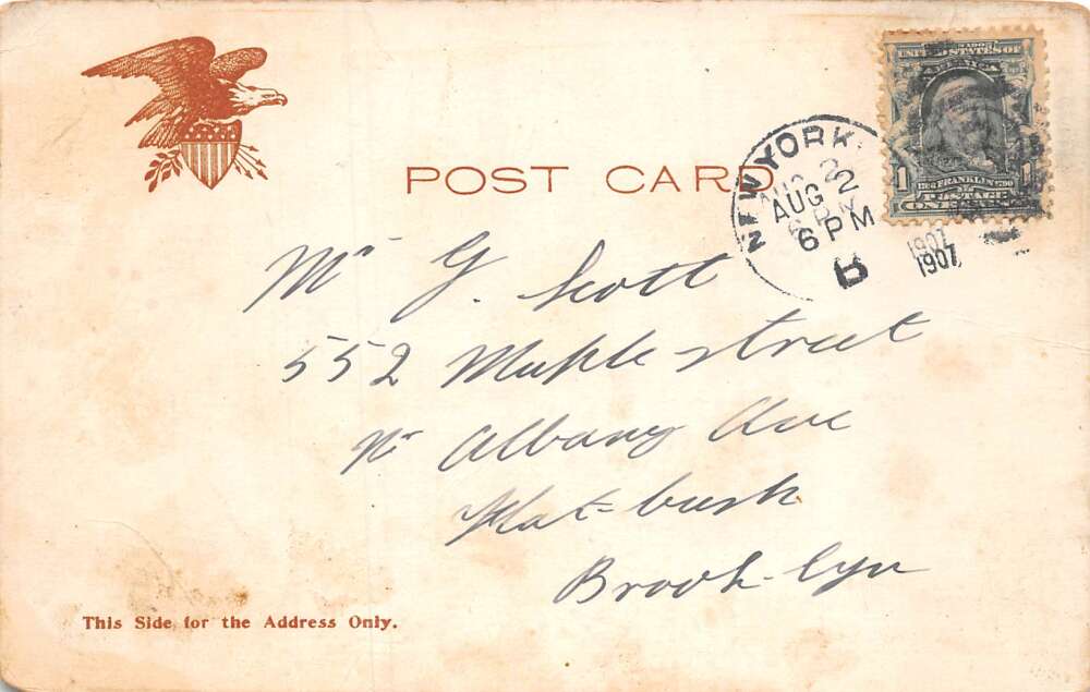 New York City Hester Street Vintage Postcard AA73408 - Image 2