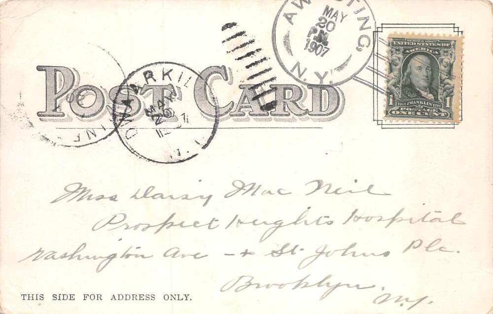 Awosting New York Awosting Lake Looking West Vintage Postcard AA73429 - Image 2