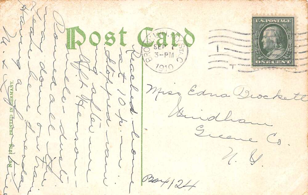 Rye Beach New York Cottages on Buckley's Property Vintage Postcard AA73430 - Image 2