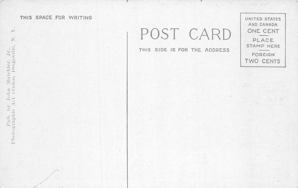 Dolgeville New York American Felt Mills Vintage Postcard AA73470 - Image 2