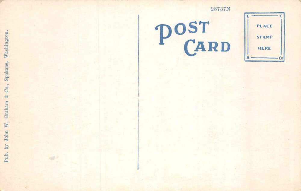 Lake Couer d'Alene Idaho Lumber Mill Scenic View Vintage Postcard AA73479 - Image 2