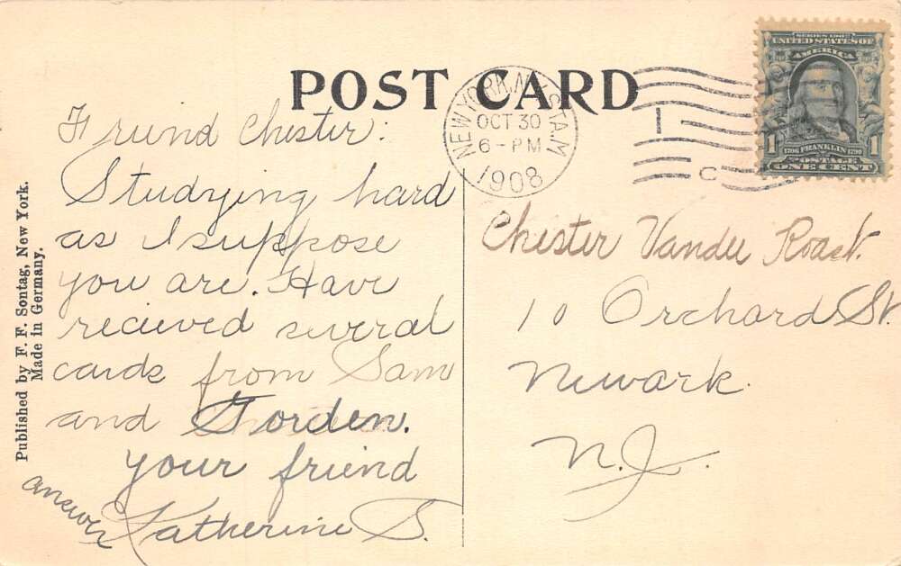 Fort Washington Park New York The Point Scenic View Vintage Postcard AA73500 - Image 2