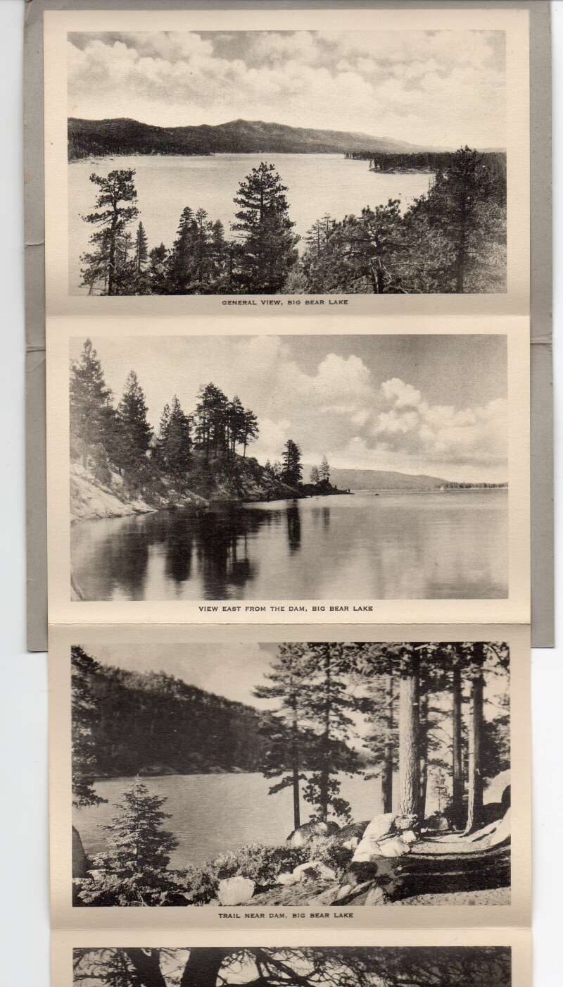 San Bernardino Mountains California Scenic Views Postcard Folder AA73507 - Image 2