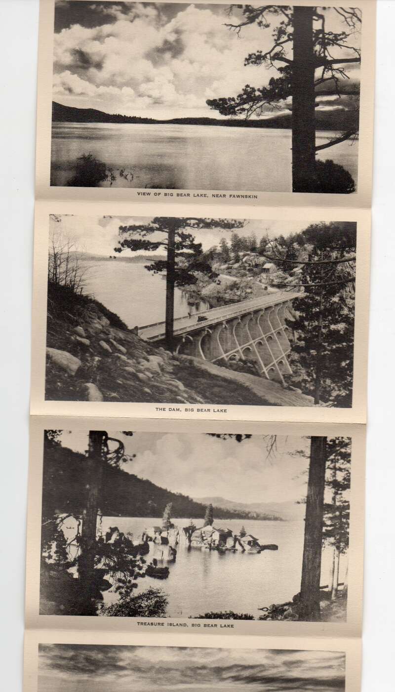 San Bernardino Mountains California Scenic Views Postcard Folder AA73507 - Image 3