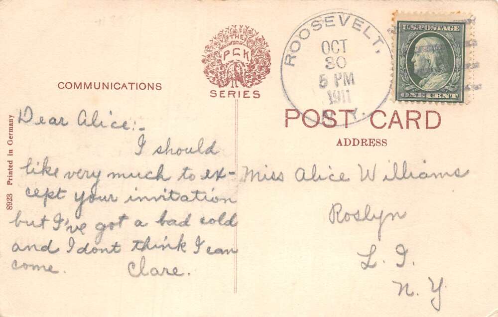 Freeport Long Island New York Kissing Bridge Scenic View Postcard AA73534 - Image 2