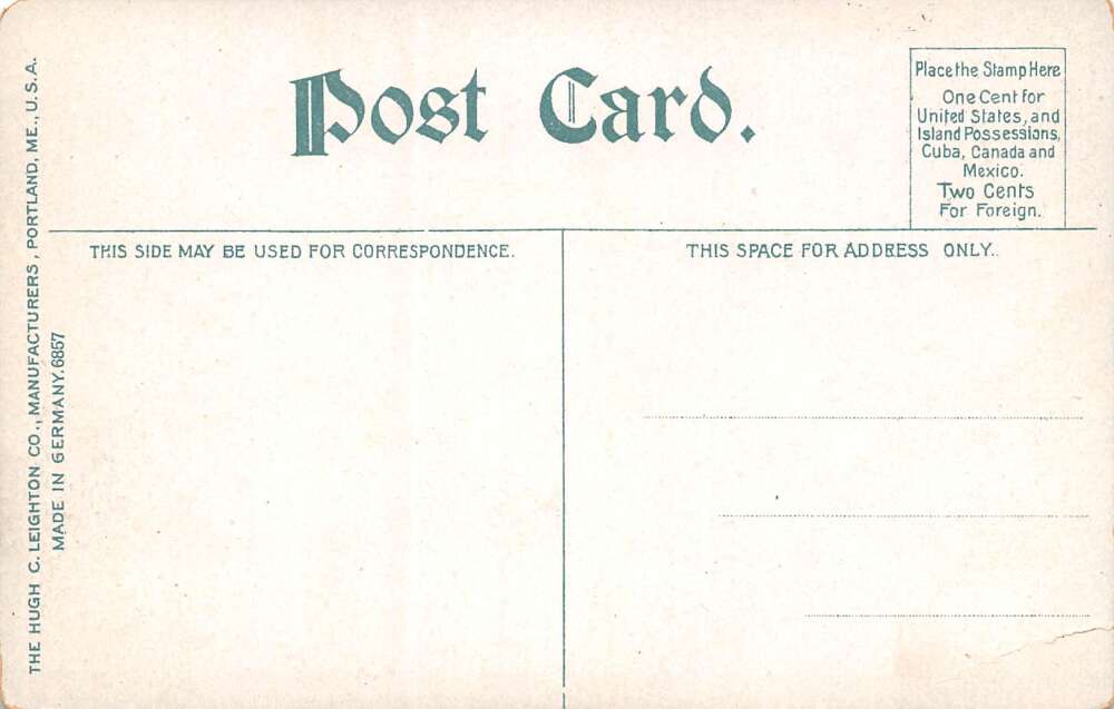 Saranac Lake New York Trudeau Sanitarium Main Bldgs., Color Lithograph PC U12713 - Image 2