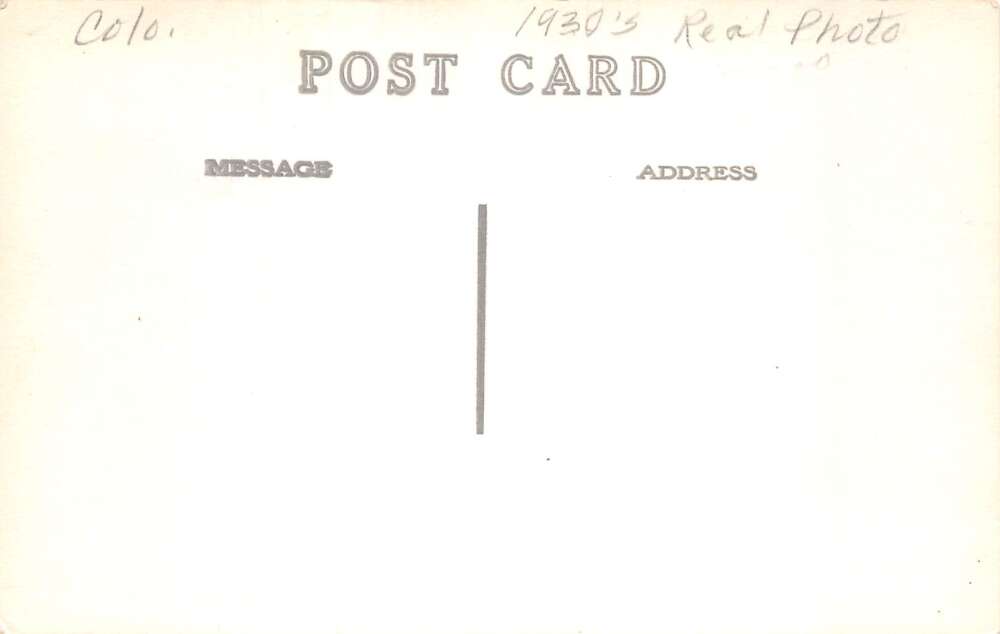 Allens Park Colorado Meeker Park Lodge Texaco Gas Real Photo Postcard AA108457 - Image 2