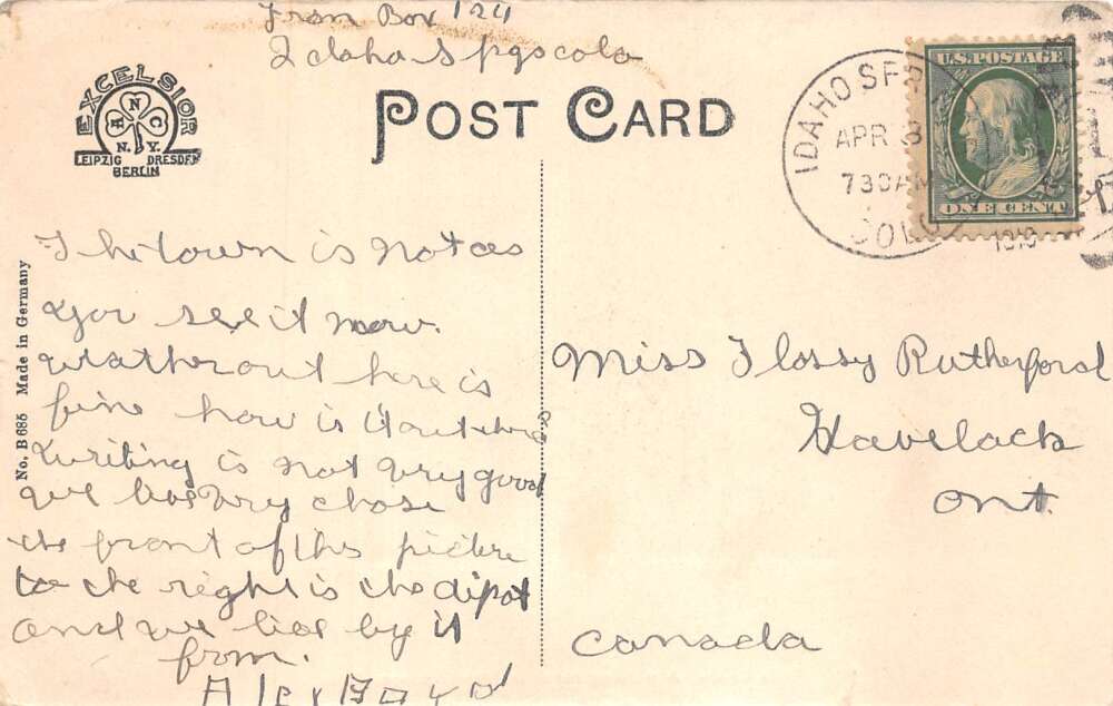 Idaho Springs Colorado Ore Teams in the Morning Busy Street Scene PC AA108469 - Image 2