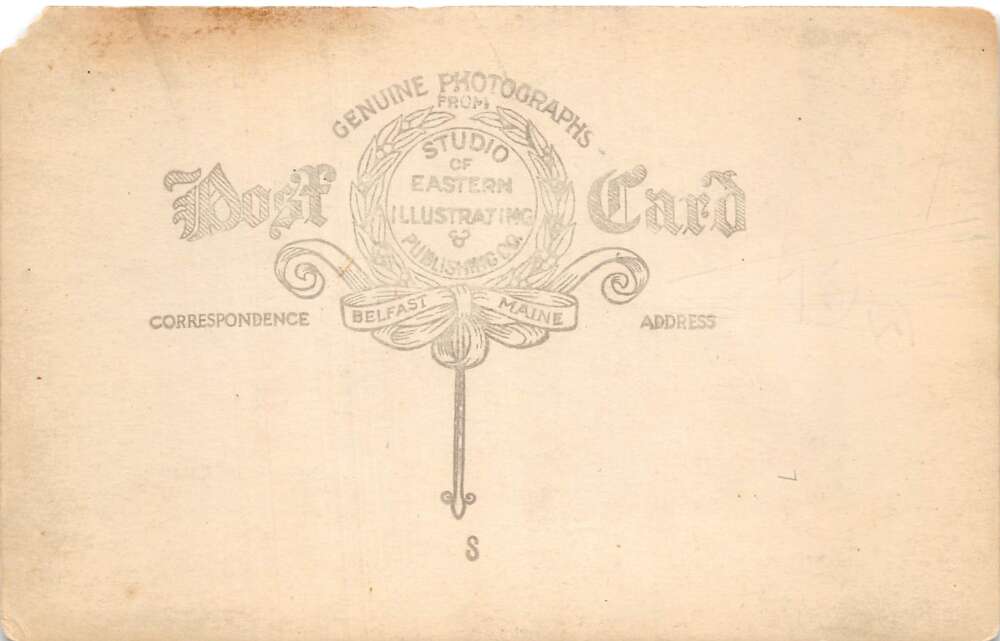 Waldoboro Maine Main Street Looking East Real Photo Postcard AA108486 - Image 2