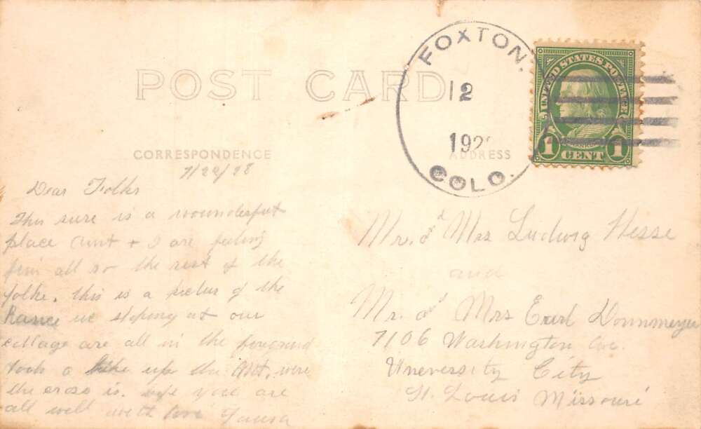 Easton Colorado Idylease Ranch Scenic View Real Photo Postcard AA108492 - Image 2