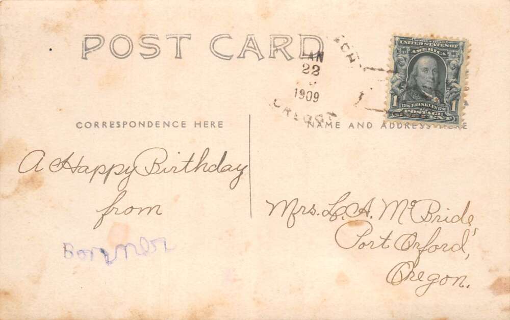 Gold Beach Oregon ? Newport Port Orford Waterfront View Real Photo PC AA108512 - Image 2