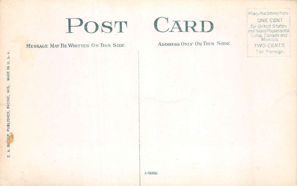 Berlin Wisconsin CM St P Depot Train Station Vintage Postcard AA108563 - Image 2