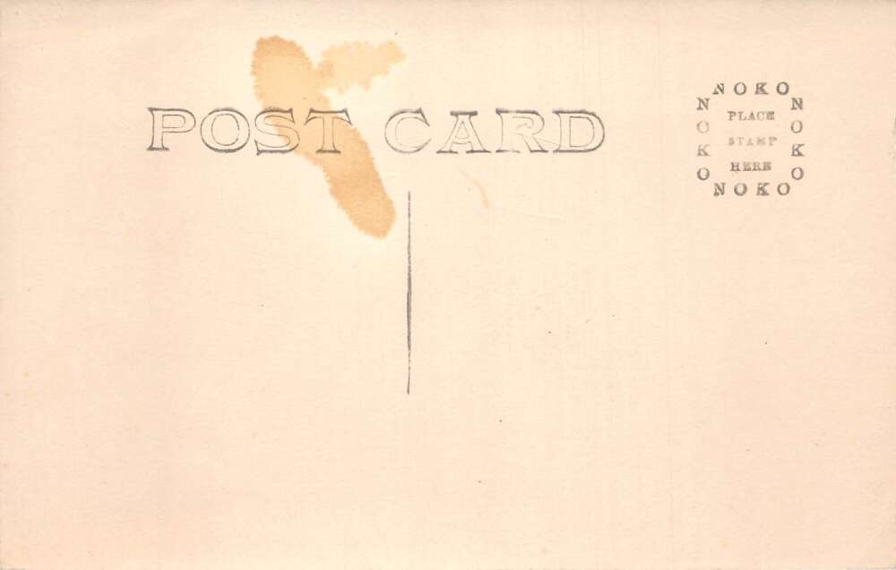 Cummings Creek Oregon ? History Man Hiking Real Photo Postcard AA108571 - Image 2