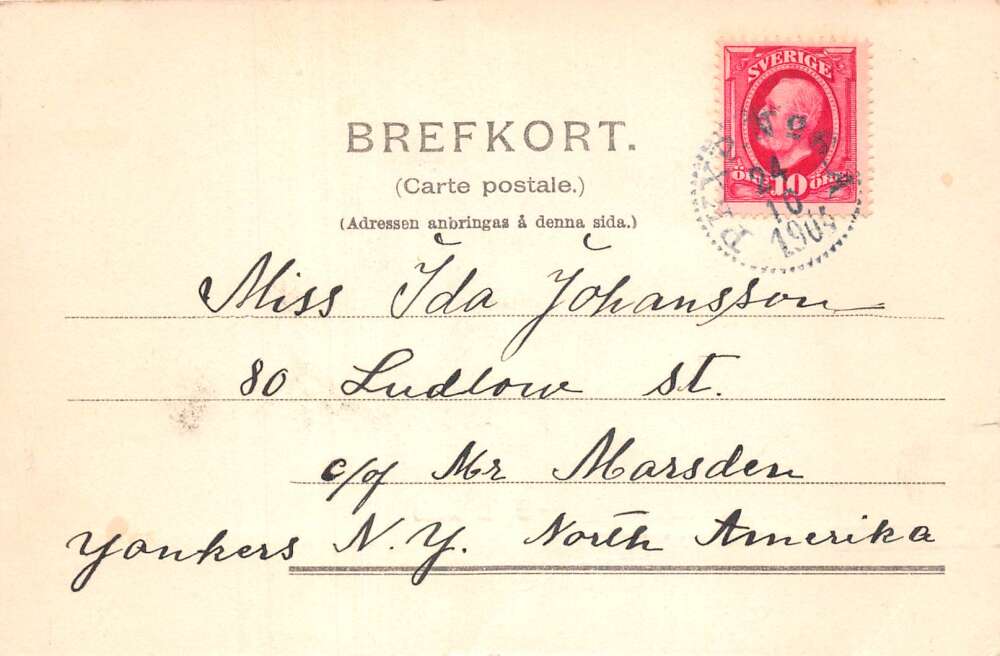 Alingsas Sweden Prastgarden Vintage Postcard AA108709 - Image 2